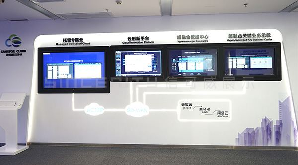 深信服展廳云計算現場圖 深信服展廳云計算現場圖